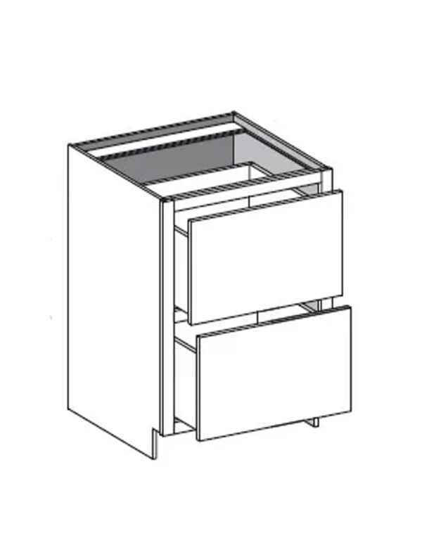 Plank Two Drawer Base