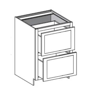 Shaker Two Drawer Base